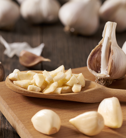 爽快な食感の「スライスにんにく」