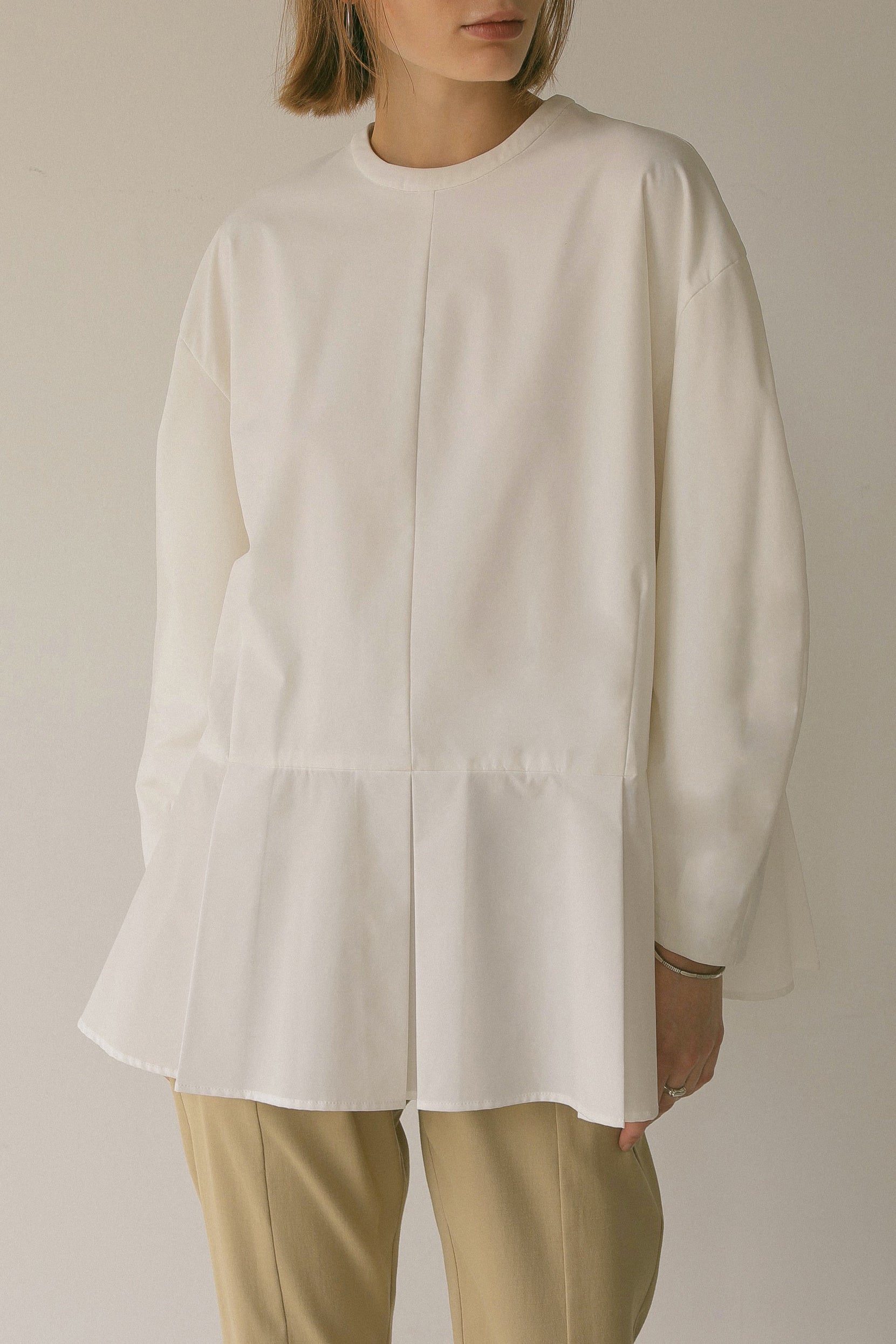 BATTING HEM TUCK TOPS ¥16,500(tax in)