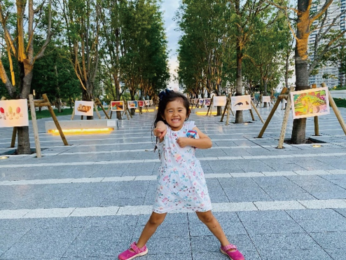 「ブランズタワー豊洲」プロムナード