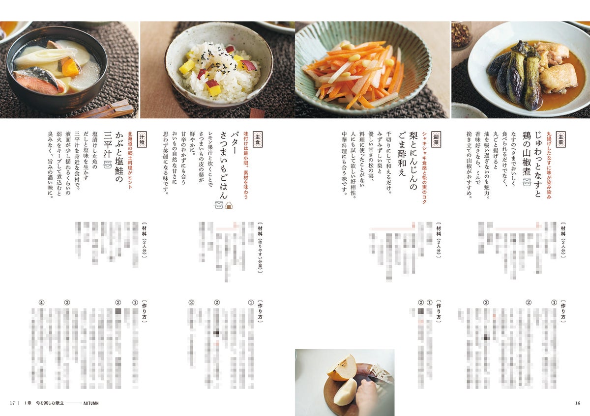 人気YouTuber「nushi kitchen life」初の著書『季節を味わう日々ごはん』発売 旬の野菜を無駄なく味わうレシピ集