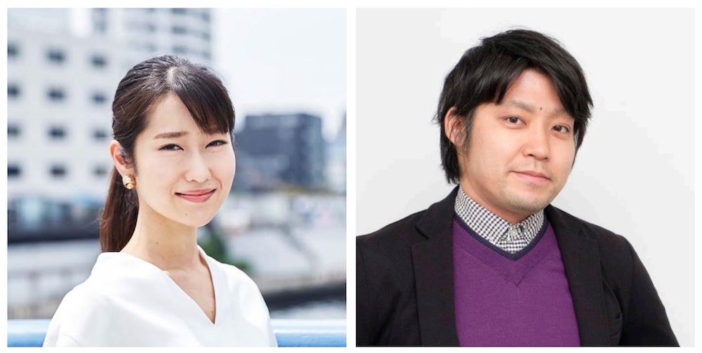 文具ソムリエール・菅 未里さんと、GetNavi web編集長・山田佑樹が登壇