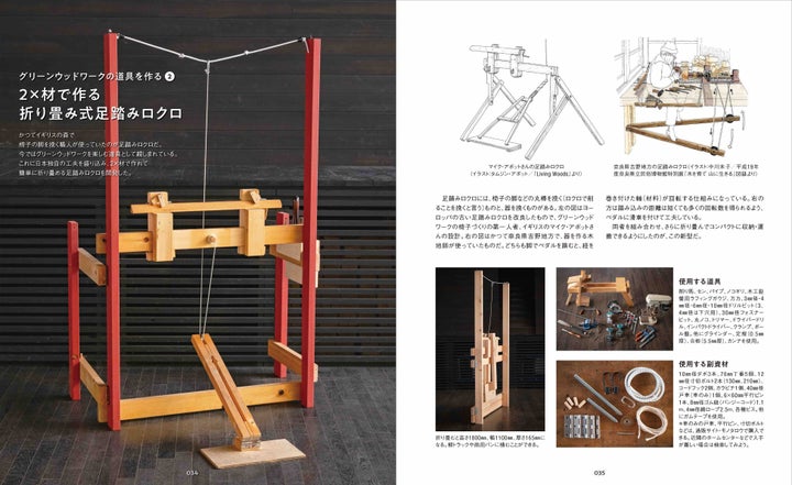 自然木を使ってDIYで素敵な椅子を作ろう。書籍『グリーンウッドワークで椅子を作る』が12月21日発売 | 株式会社ワン・パブリッシングのプレスリリース