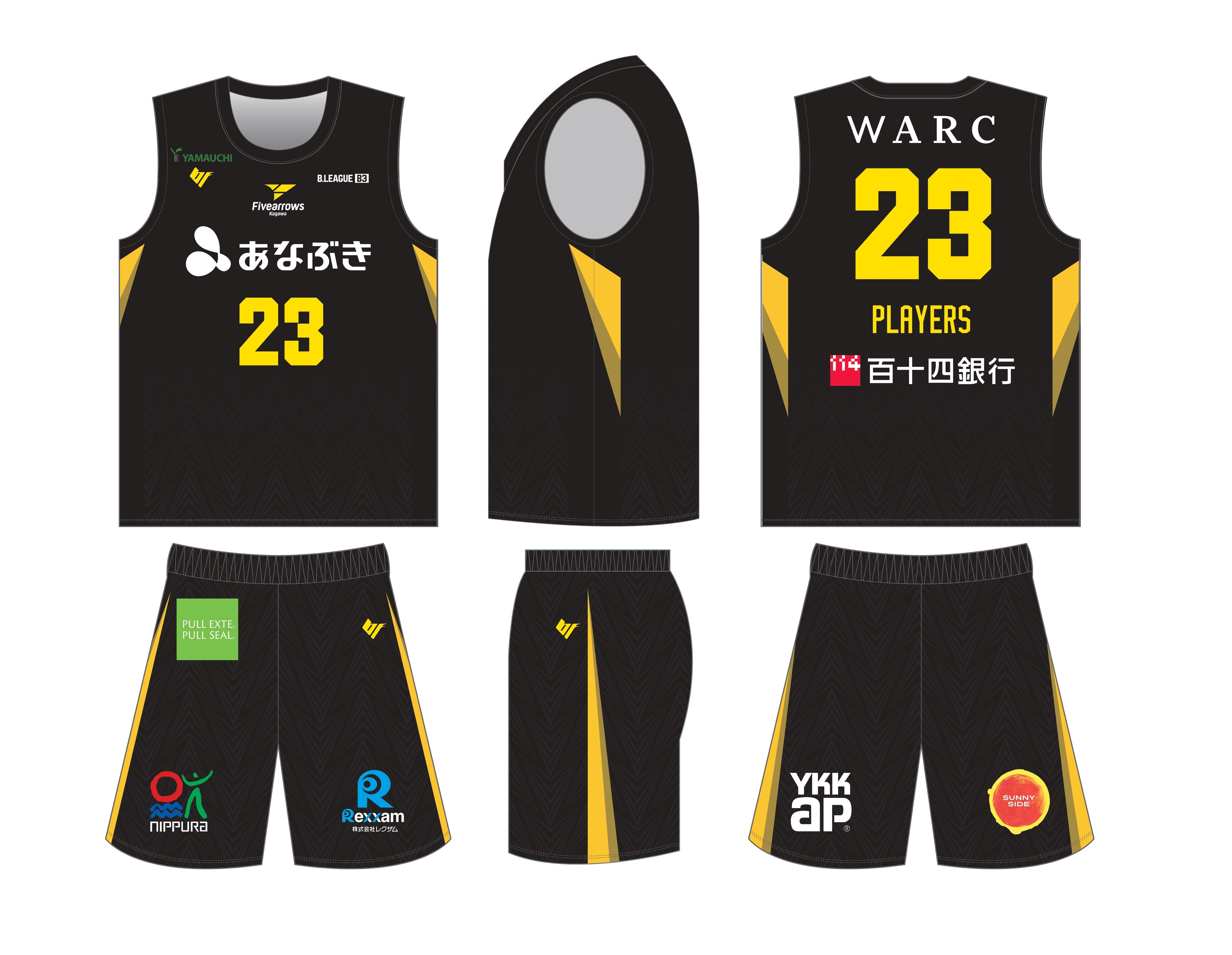 香川ファイブアローズ】YKK AP株式会社 様 2023-24シーズン