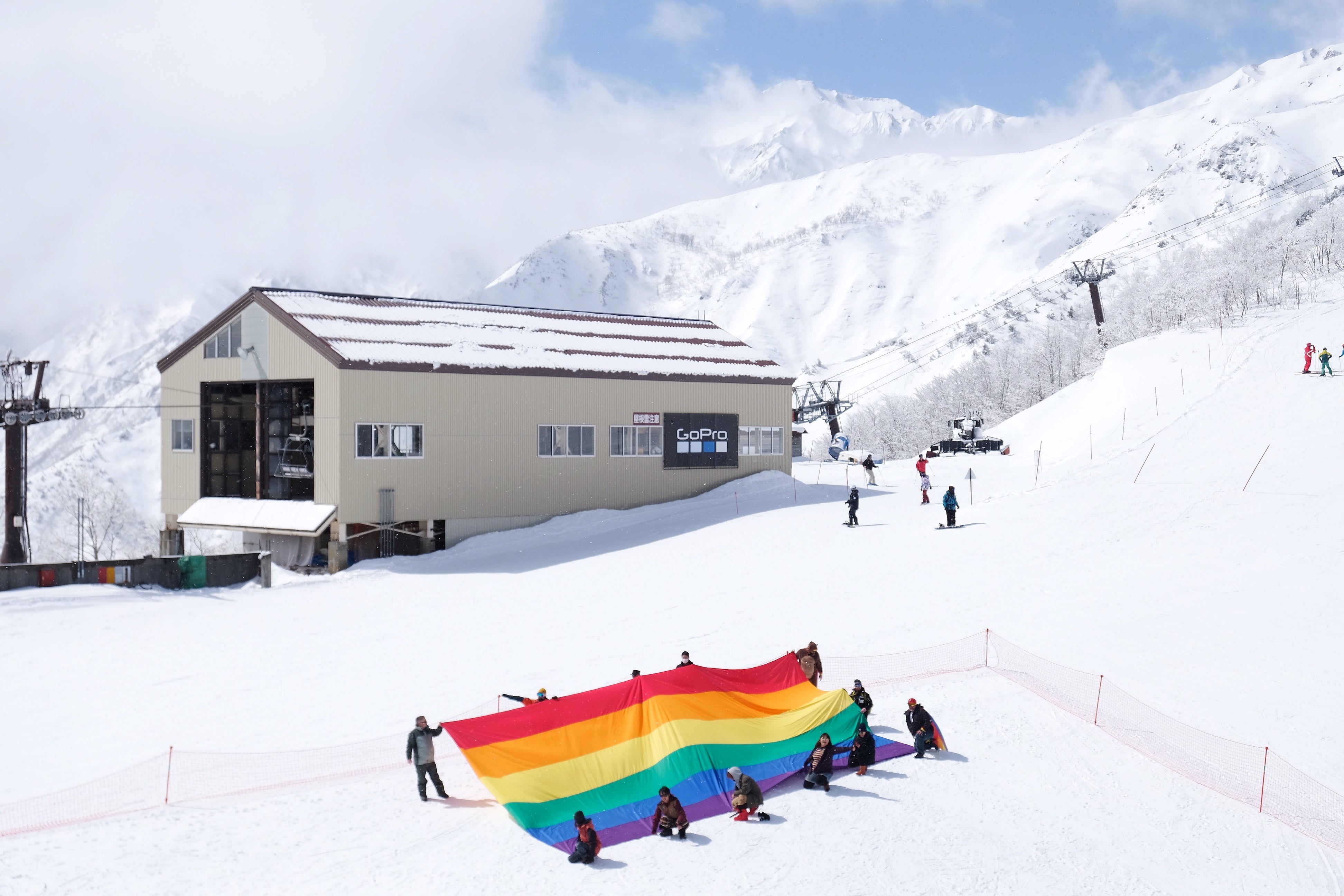 2020年開催フラッグパレード＠白馬八方尾根