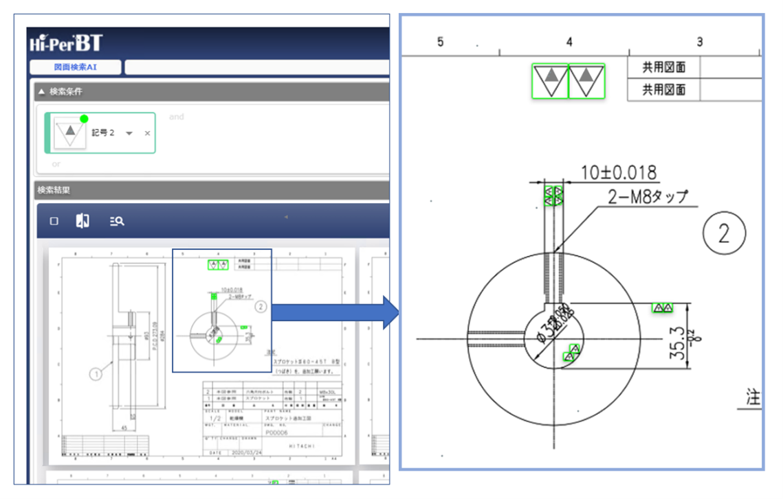 類似図面を簡単に探せる「Hi-PerBT 図面検索AI」の最新版を提供開始