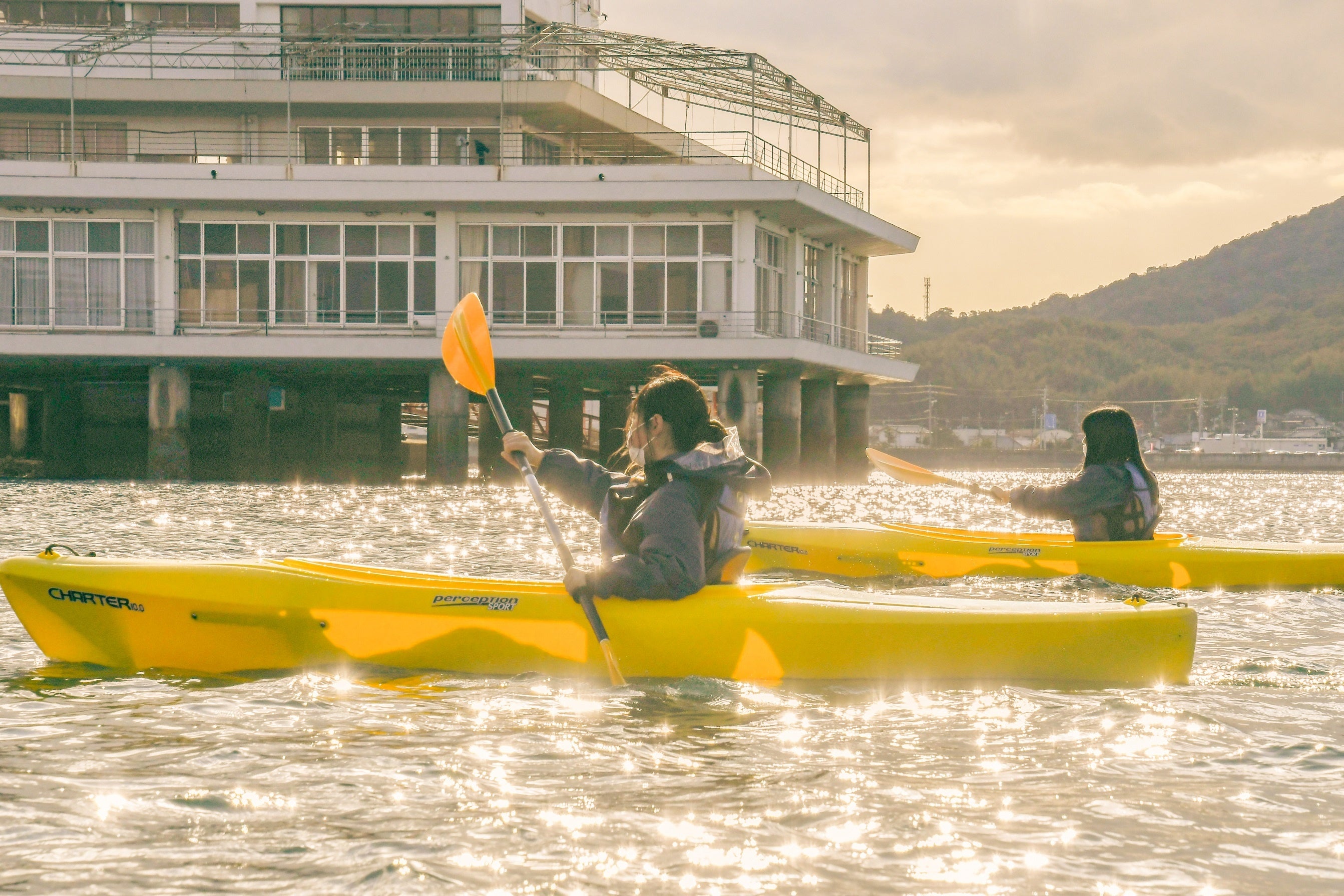 カヌーやSUPなどのマリンアクティビティも有名です