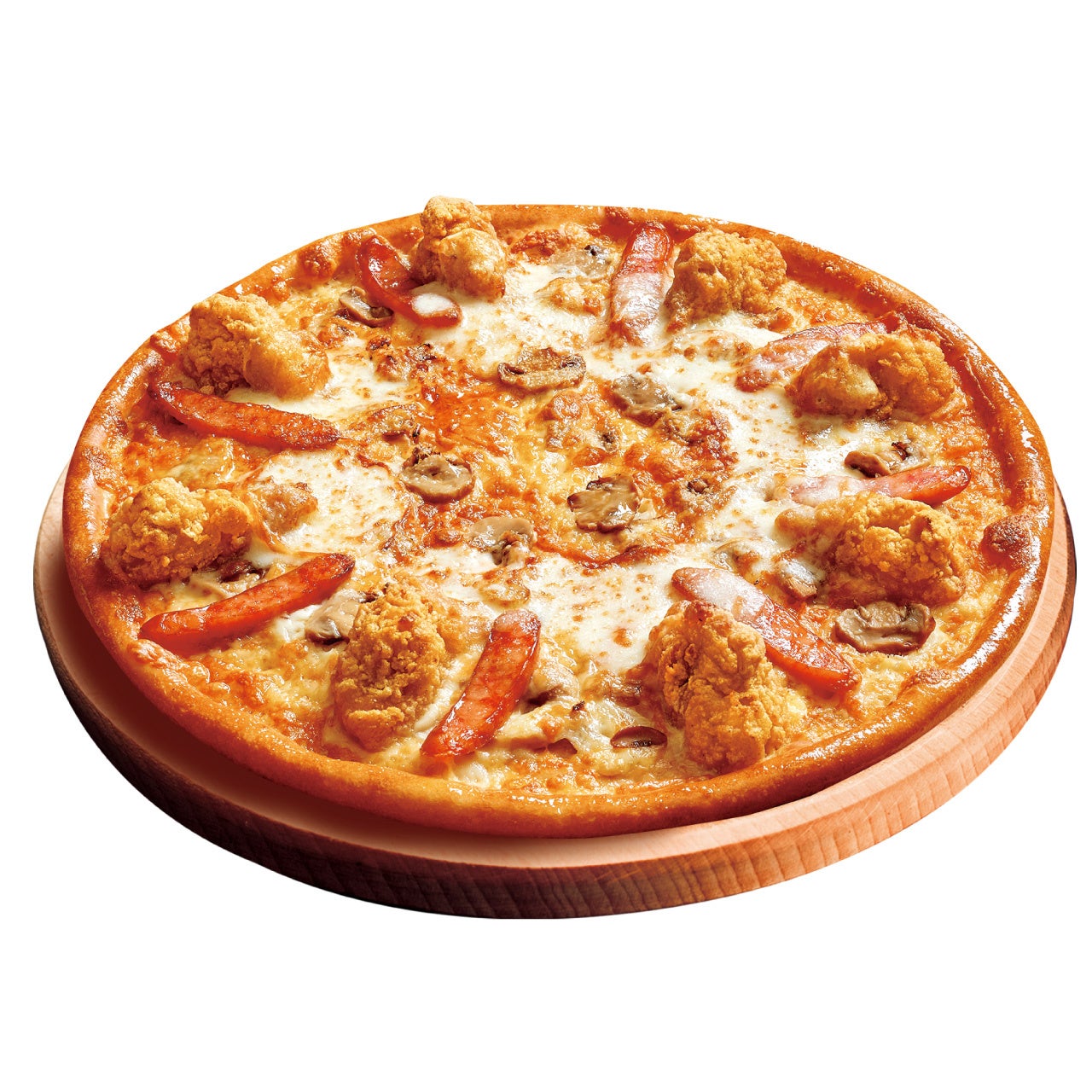 夕*え様 ♈️ 998⭐️超多弁⭐️フサフサ⭐️繊細ベインとピコティ⭐️クリスマ フードコートP.でPIZZA SLICEのニューヨークスタイルのピザ