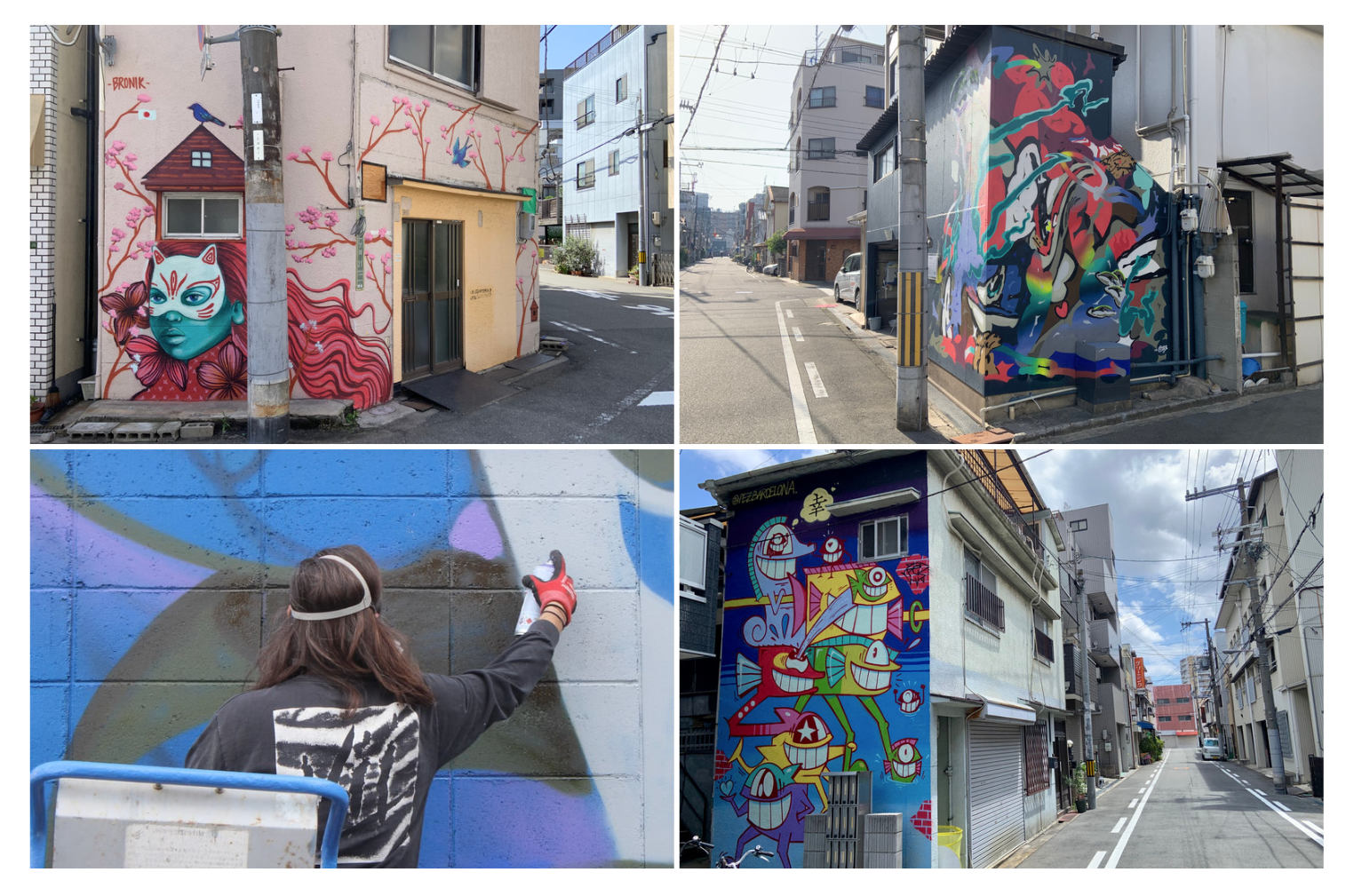 世界中のミューラル（壁画）アーティストが大阪・此花に集結