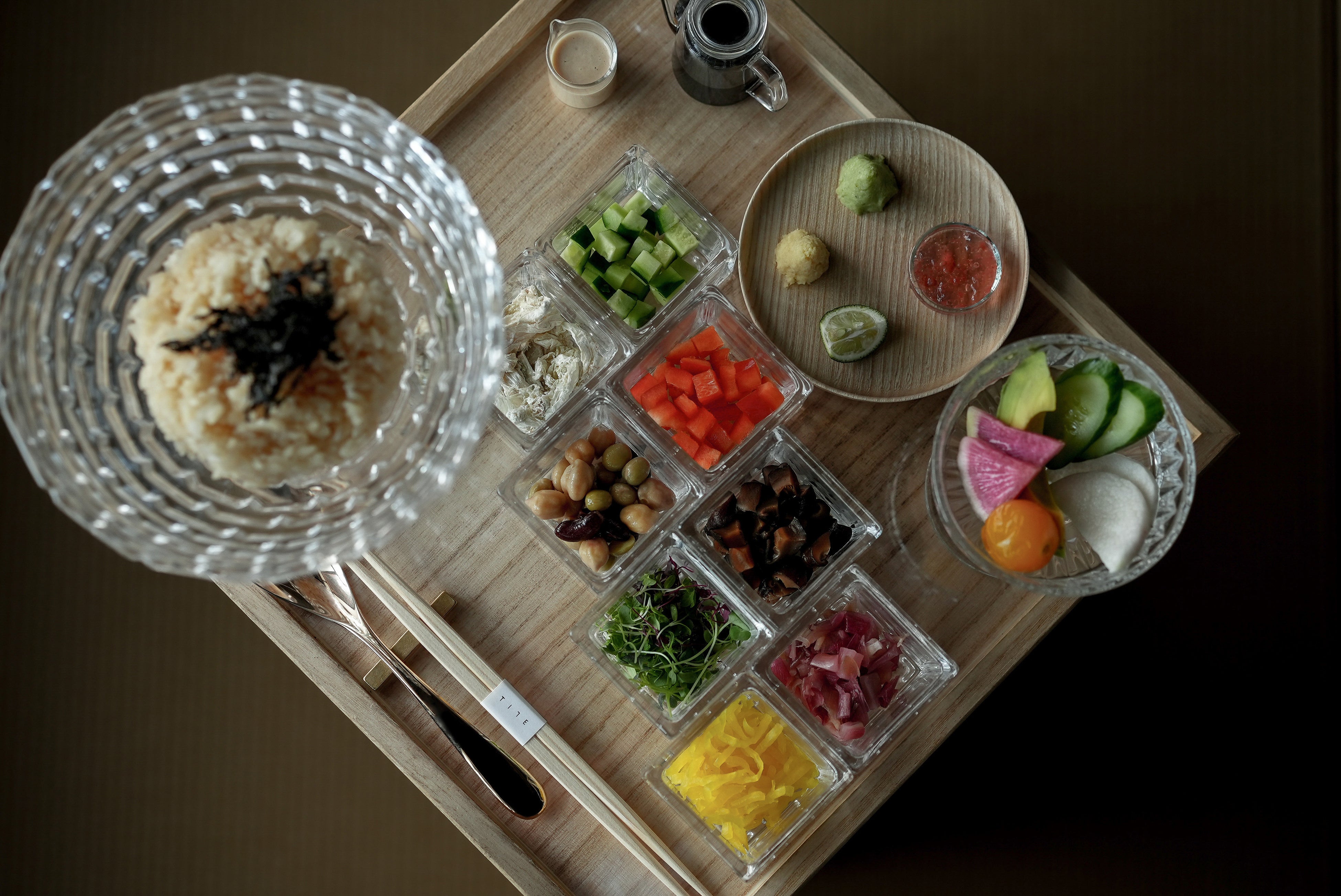 金沢薬味精進丼　8種のネタ：¥3,300(税込)