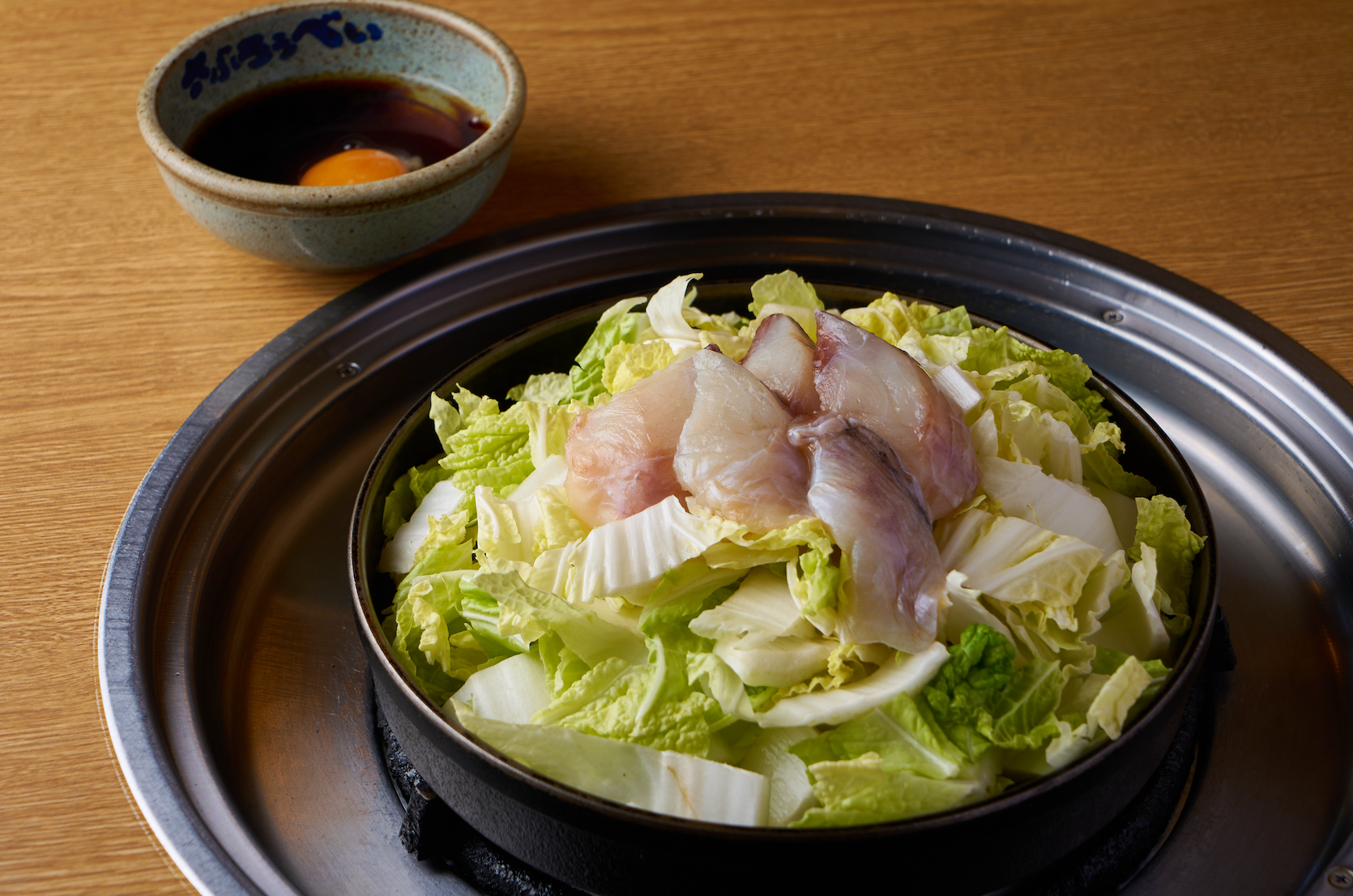 輪島ふぐ × 白菜鍋　〜隠し味は100年続く南谷良枝商店のいしる〜：1,540円(税込) 1人前