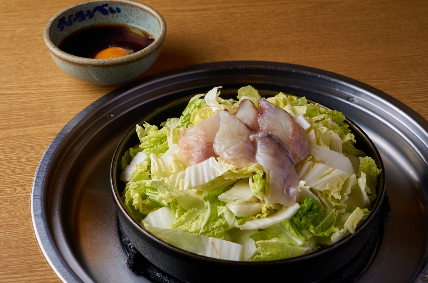 輪島ふぐ × 白菜鍋 〜隠し味は100年続く南谷良枝商店のいしる〜:1,540円(税込) 1人前