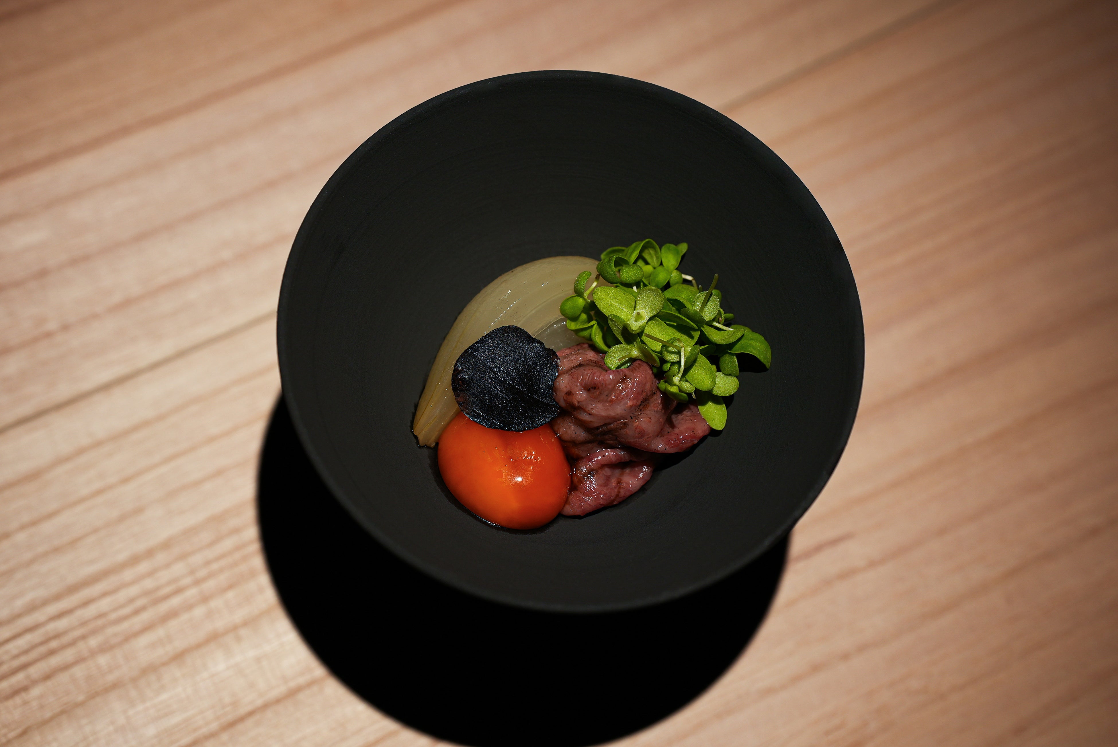 和牛のすき焼きとトリュフ