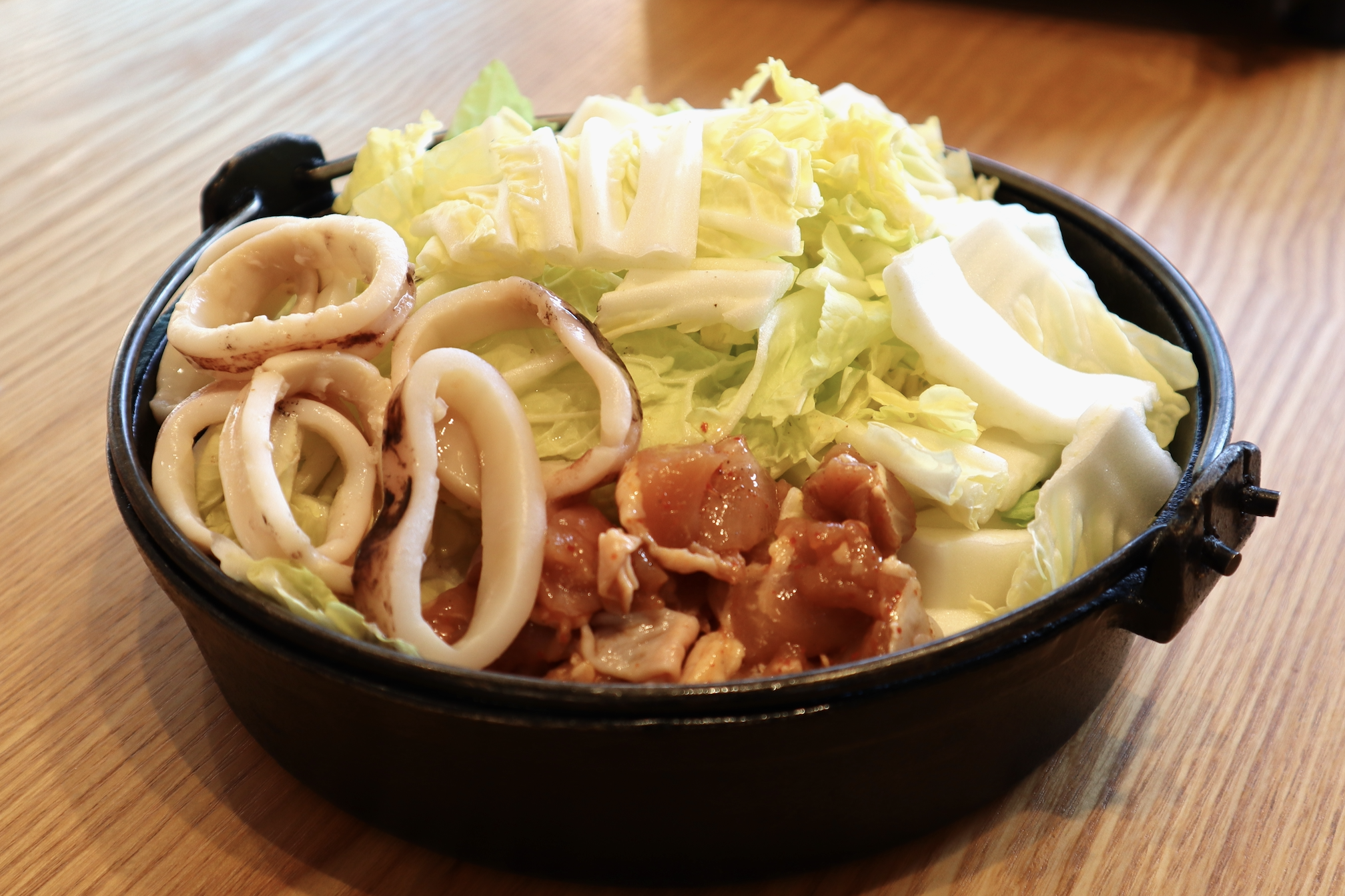 いか×親とり白菜鍋(税込¥935)