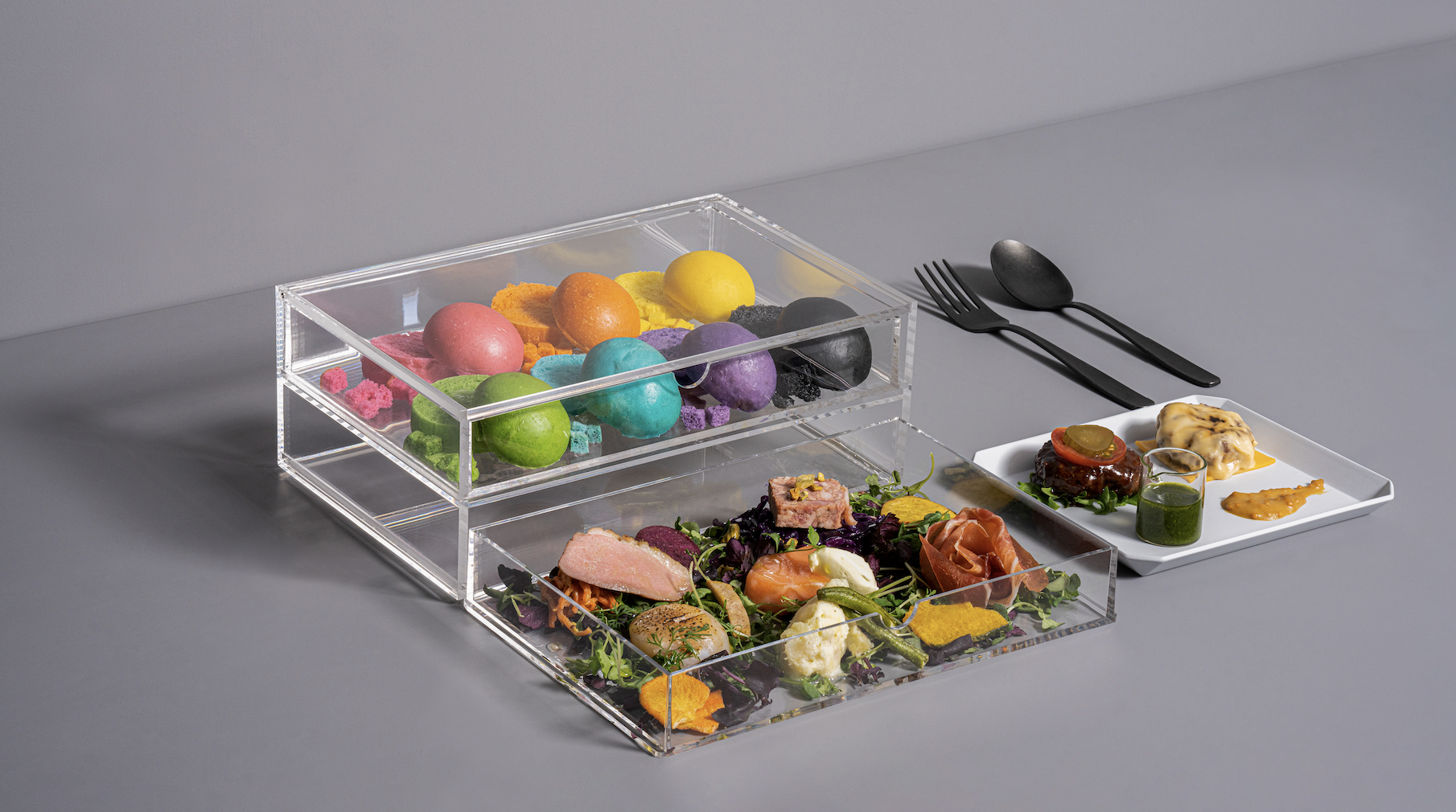 BUBBLES BURGER SET：¥2,400(税込)