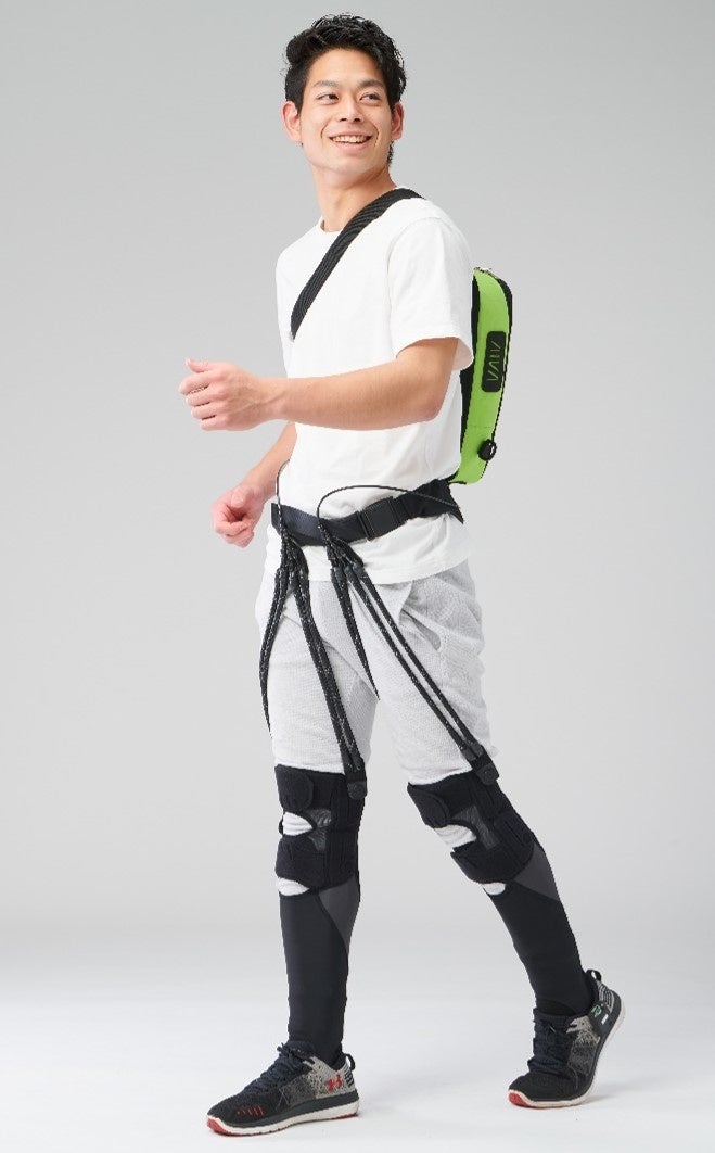 両脚のリハビリ用アシストスーツ