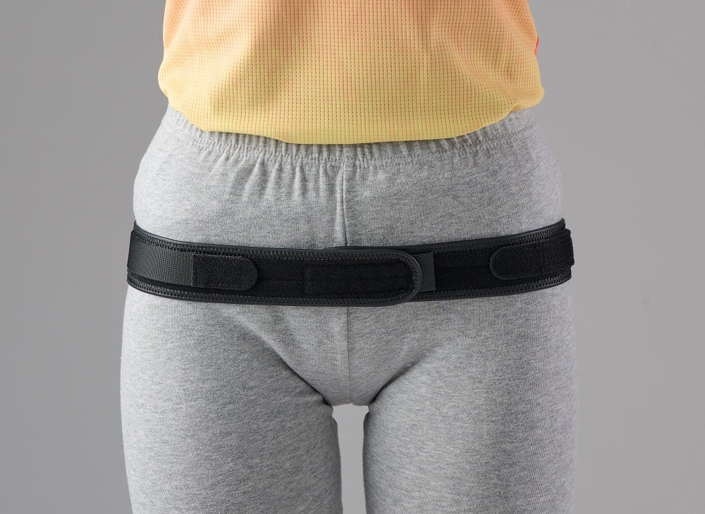 分界線を通る装着位置