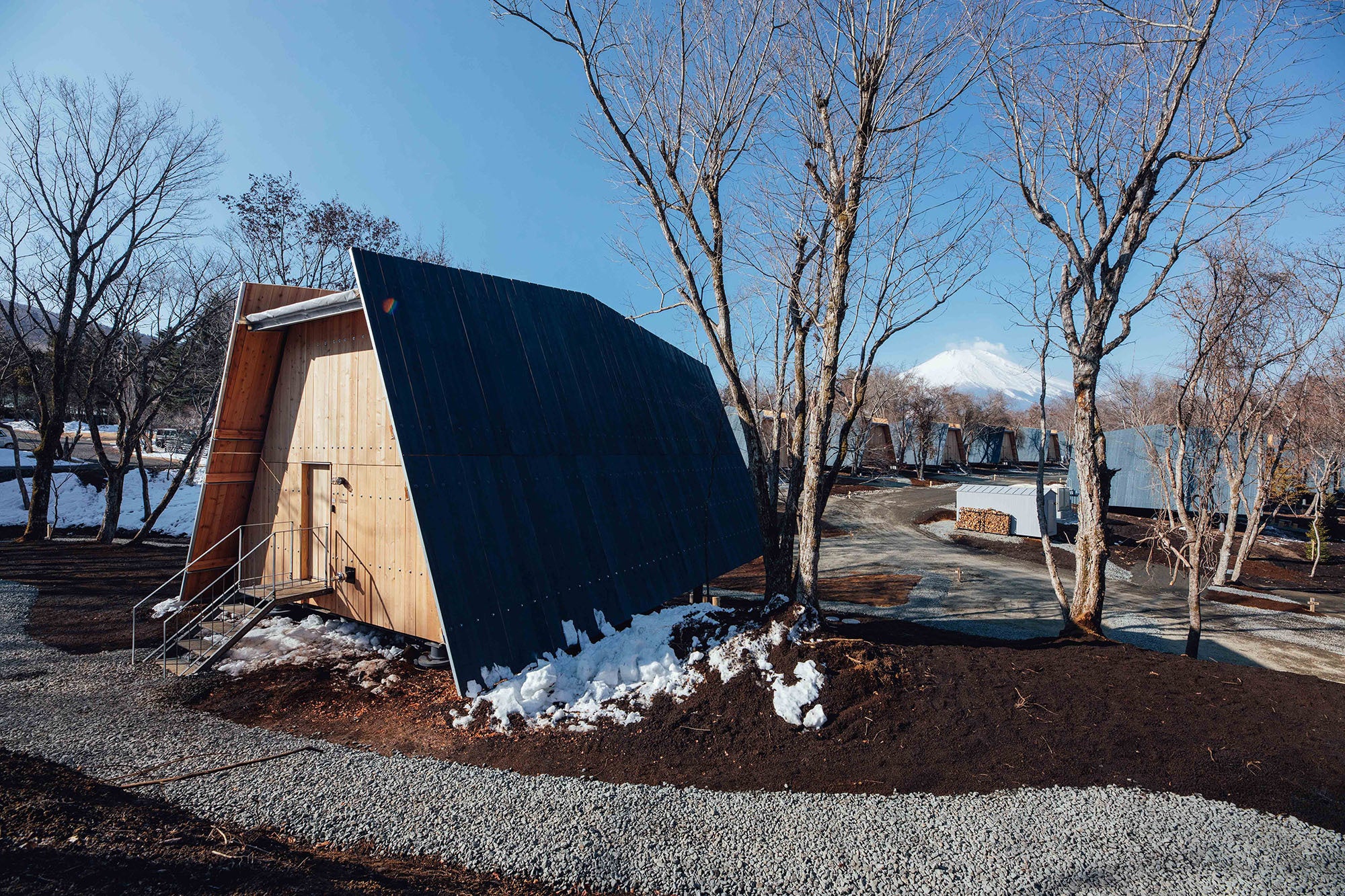 山中湖 1st拠点地上写真