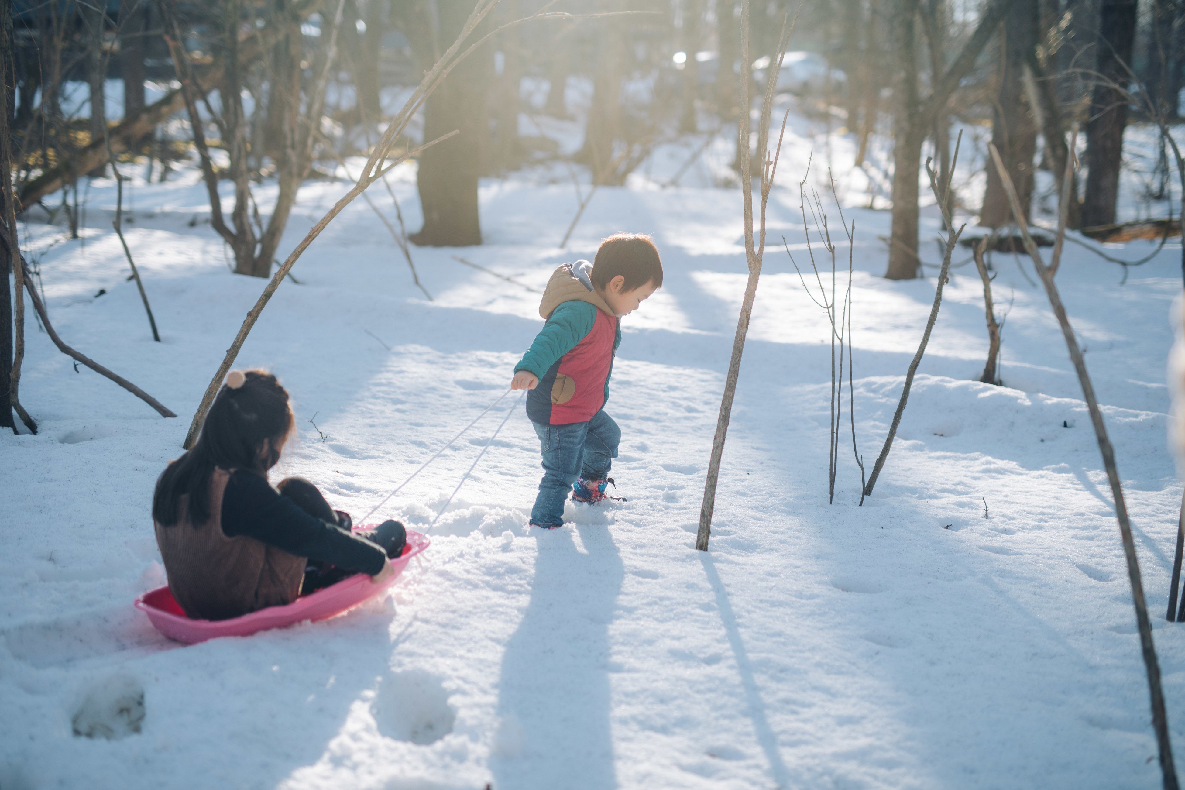 都市では体験できない大自然の中で思いっきり遊ぶ