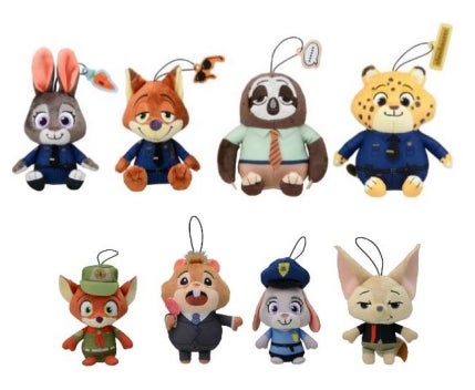 ズートピア ぬいぐるみマスコット、がま口セット ニック、フィニック、ジュディ ズートピアフェスティバルをモーリーファンタジー、PALOで開催