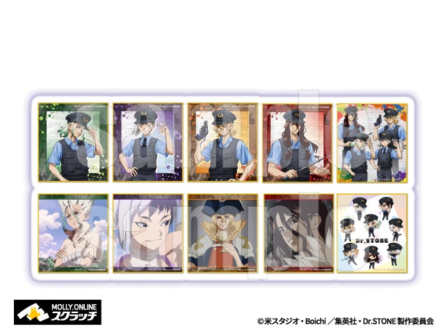TVアニメ『Dr.STONE』×MOLLY.ONLINEスクラッチ 新規描き下ろしイラスト TVアニメ『Dr.STONE』×MOLLY.ONLINEスクラッチ 新規描き下ろしイラスト