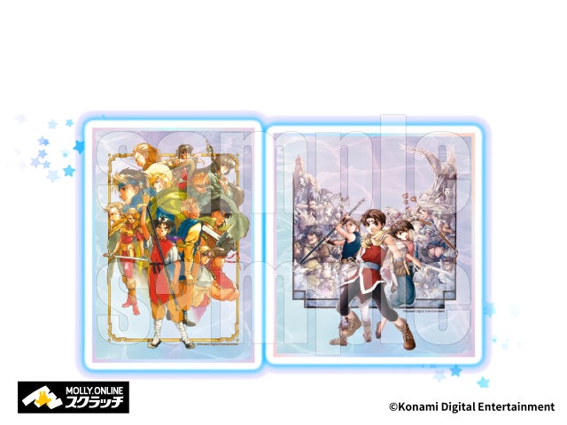 幻想水滸伝 Ⅰ&Ⅱ リマスター モーリースクラッチ 主人公 グッズ 21点 幻想水滸伝 I&II HD リマスター』×MOLLY.ONLINE スクラッチ