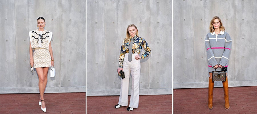 （左から） Miranda Kerr (ミランダ・カー)、Chloë Grace Moretz (クロエ・グレース・モレッツ)、Samara Weaving (サマラ・ウィーヴィング)