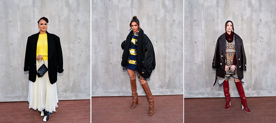 （左から)Ava DuVernay (エイヴァ・デュヴァーネイ)、Deepika Padukone (ディーピカー・パードゥコーン)、 Stacy Martin (ステイシー・マーティン)