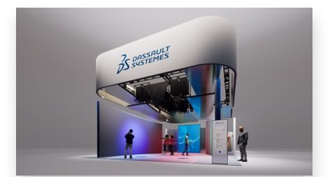 ダッソー・システムズのブース（#8705）イメージ