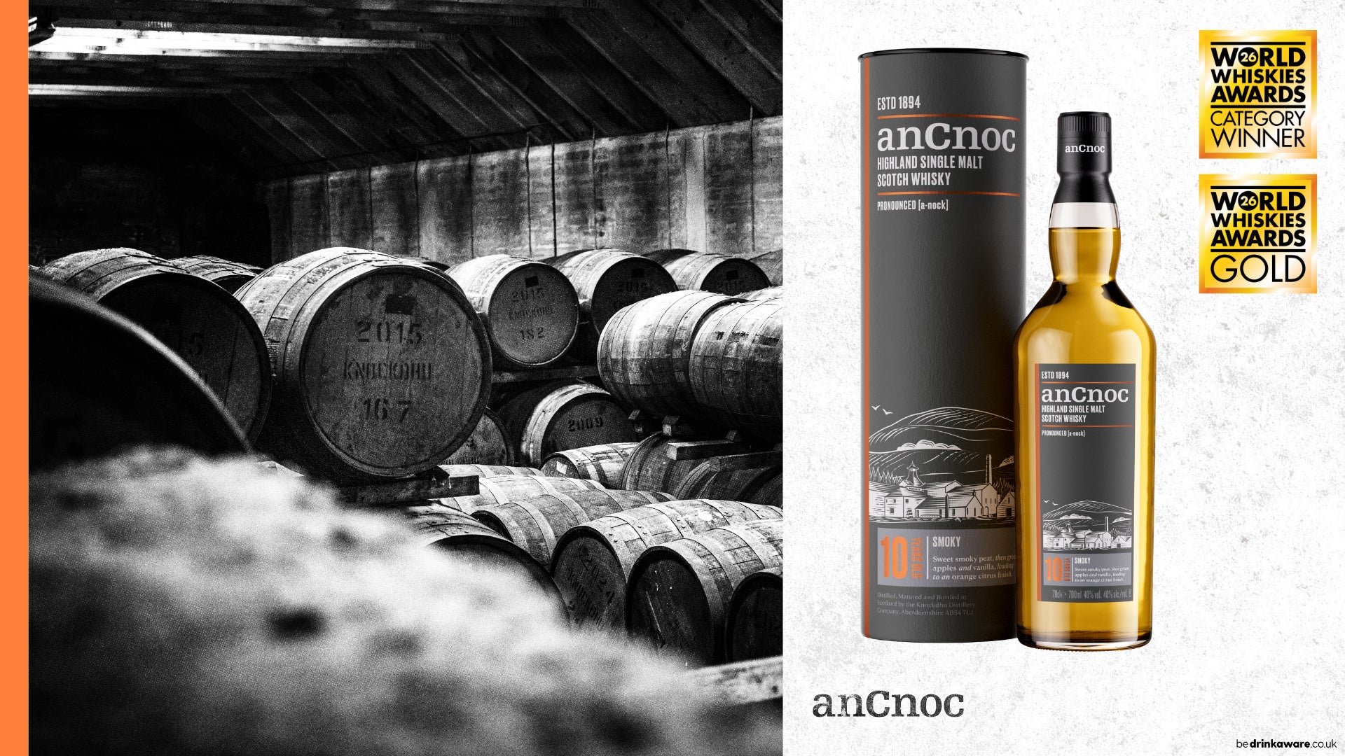 ハイランド・シングルモルト 『anCnoc (アンノック)10 Years ハイランド・シングルモルト 『anCnoc (アンノック)10 Years