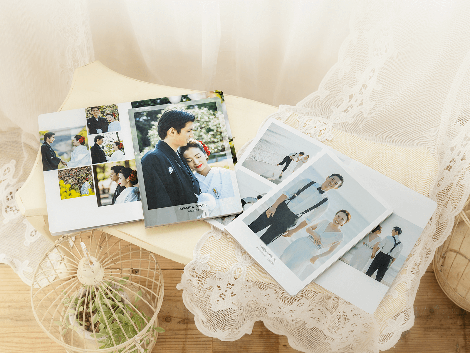 ウェディングデザインのフォトブック＆ボードブック