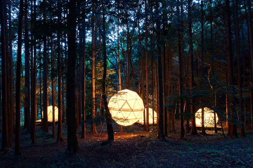 泊まれる公園INN THE PARK 沼津 球体テント