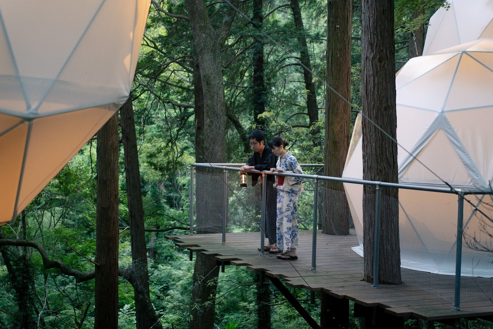 テントエリアには、ご宿泊者のみお入りいただけます。