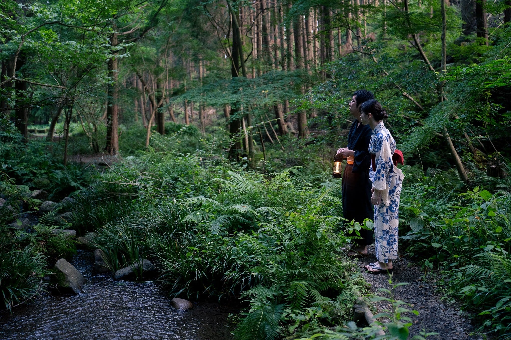 せせらぎの径は、撮影スポットとしてとってもおすすめです。