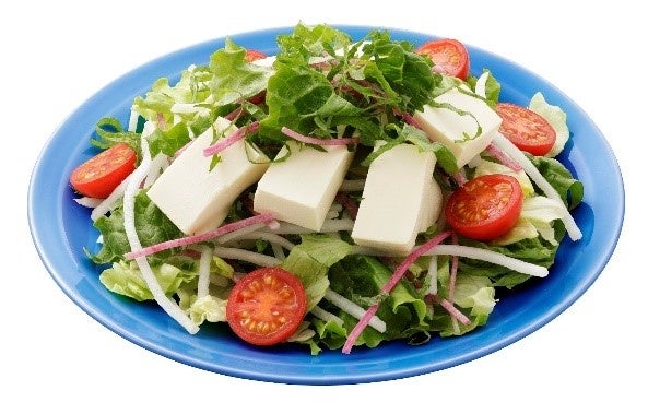 アレンジレシピ「青じそ香る豆腐サラダ」