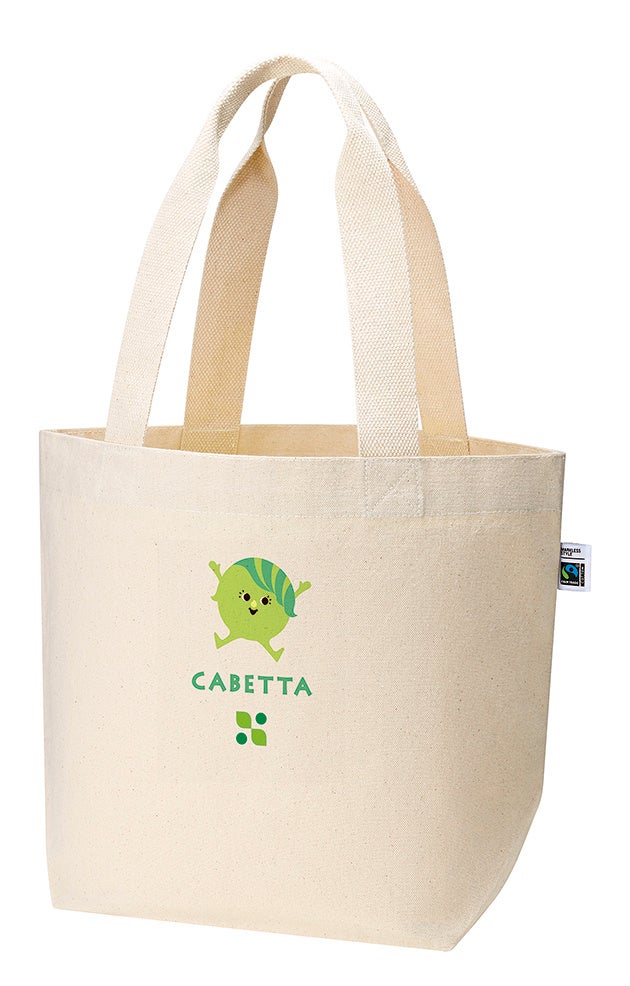 「ヤサイな仲間たち」のキャベッタ フェアトレードコットントートバッグ （画像はイメージ）