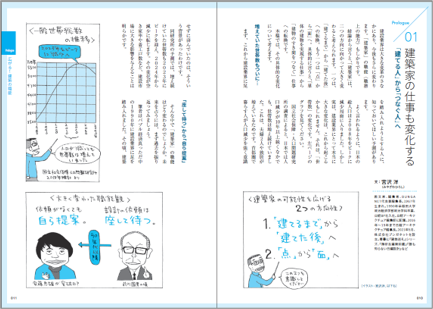 『日経アーキテクチュア』元編集長がイラストを交えて解説する建築の職能の変化