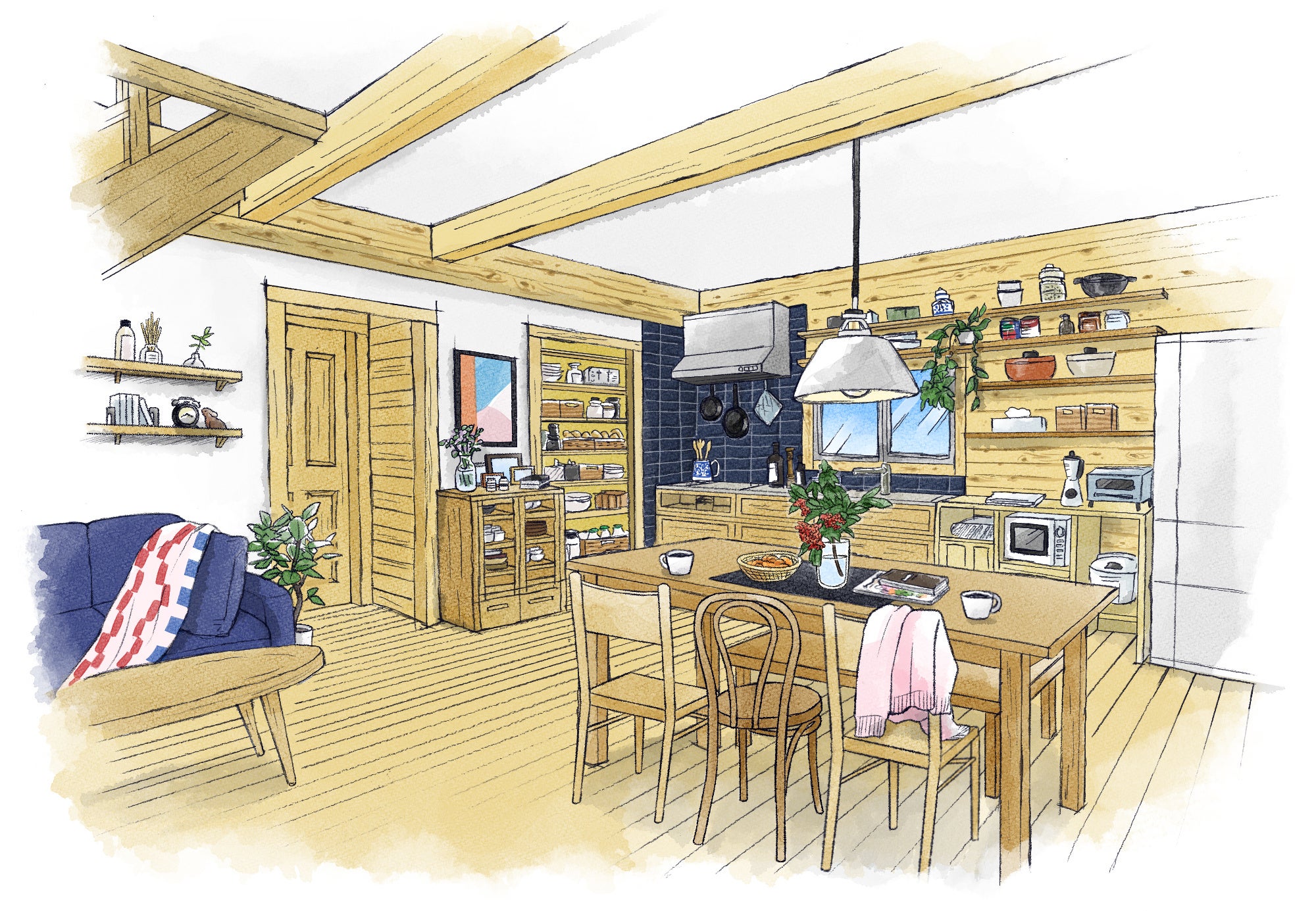 オープンキッチン