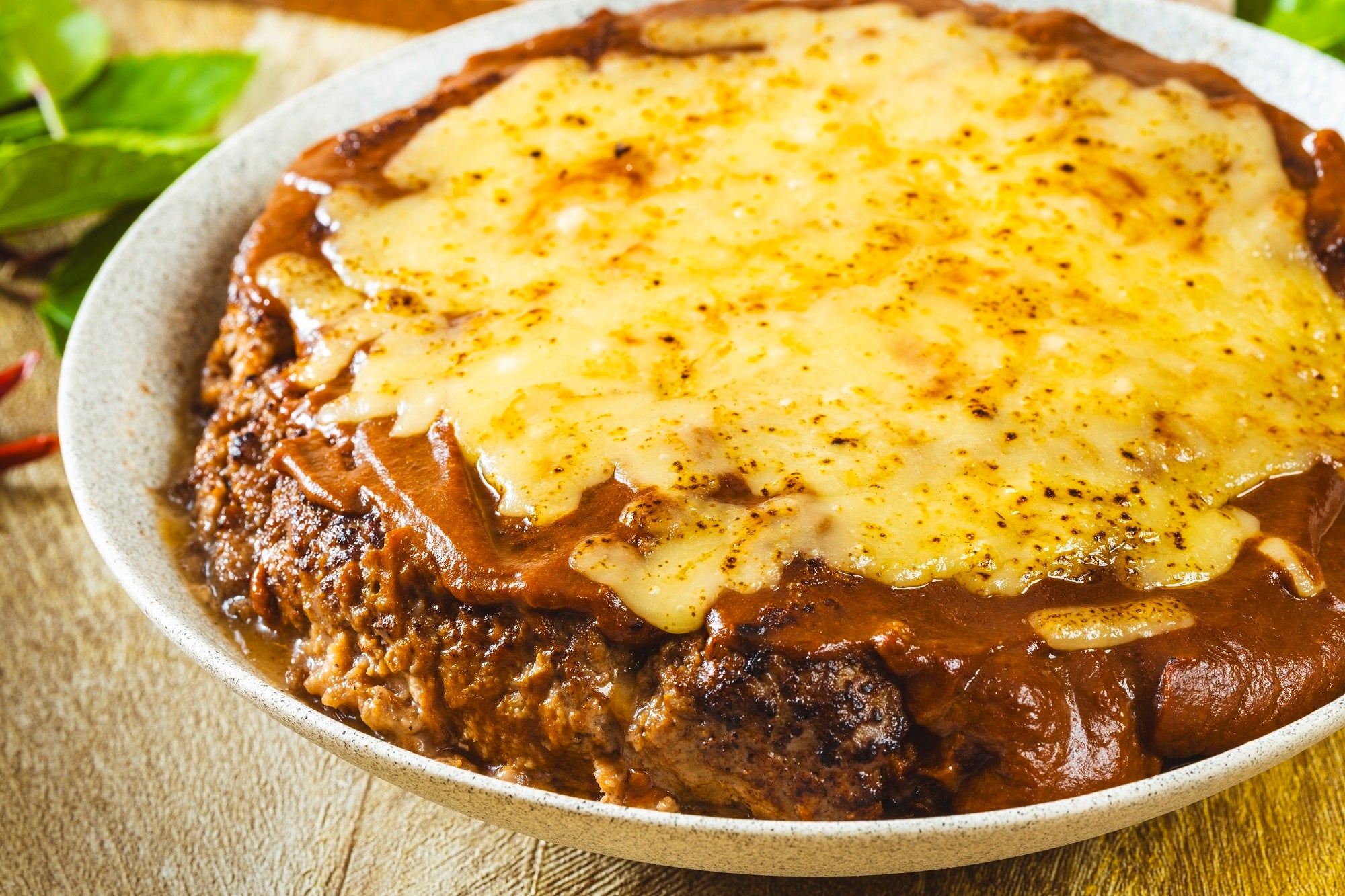 ジャンボチーズハンバーグ