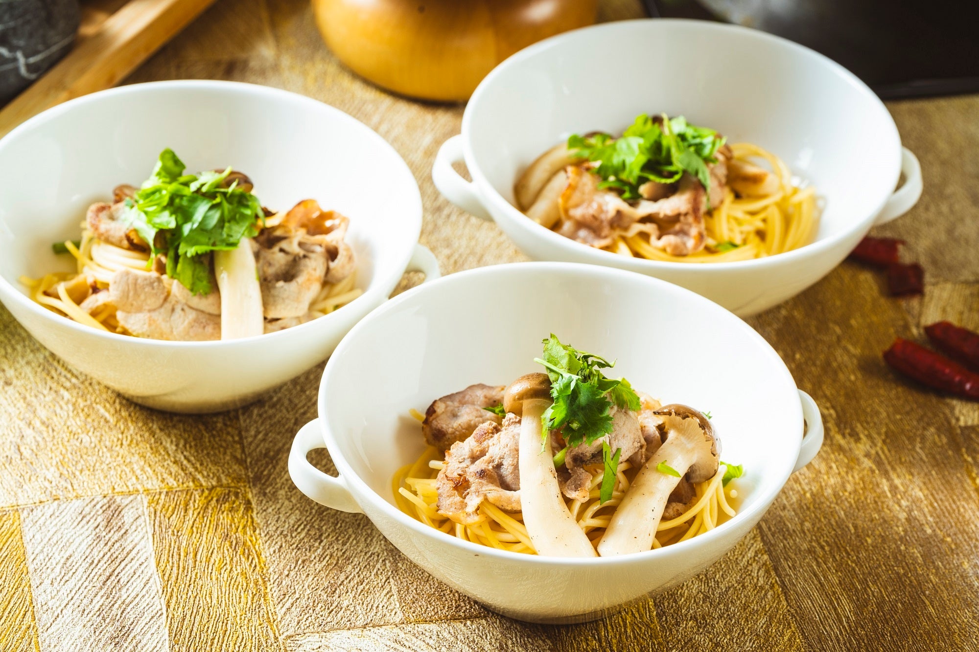 牛肉のリングイネ