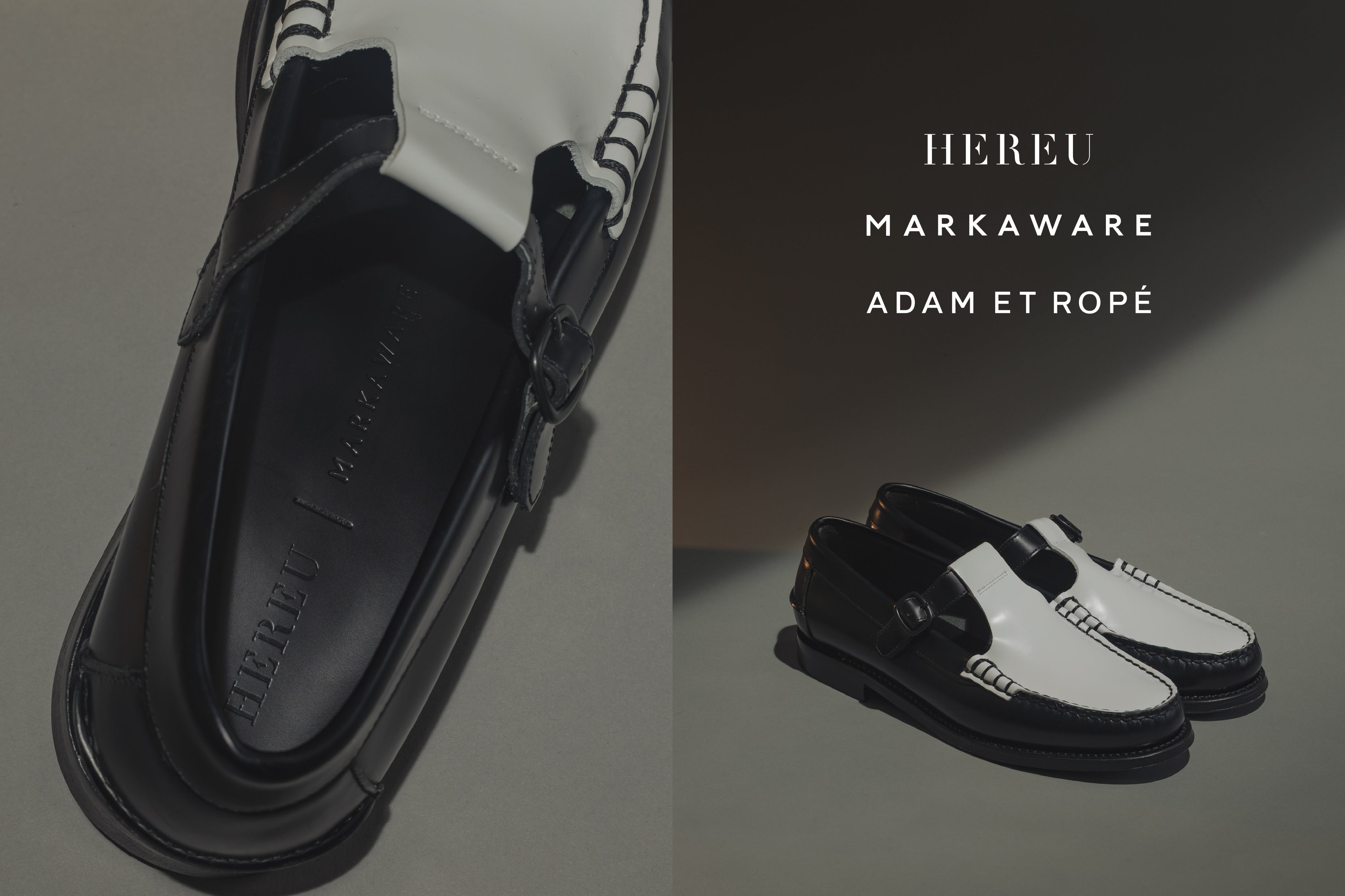 HEREU × MARKAWARE for ADAM ET ROPE'のトリプルコラボレーション第二