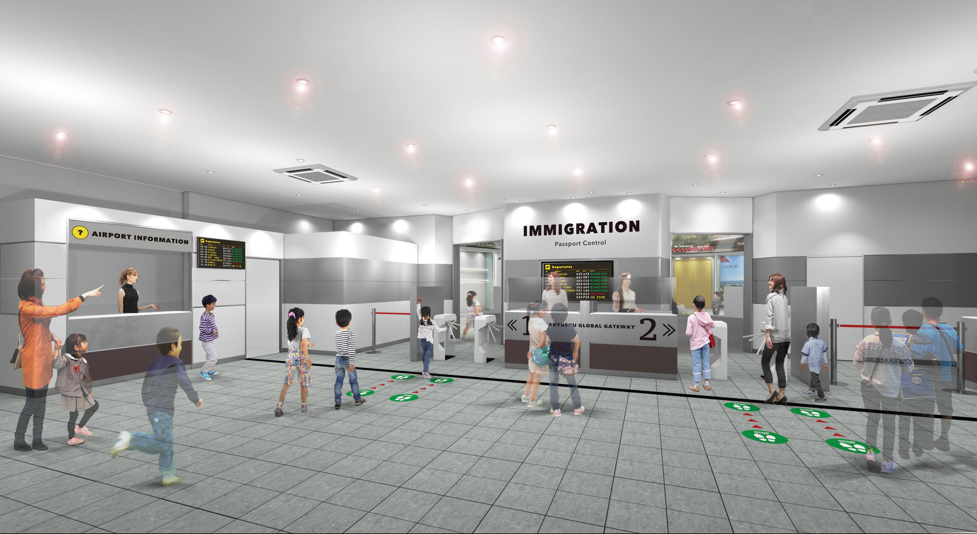 イミグレーションから英語の世界が始まる