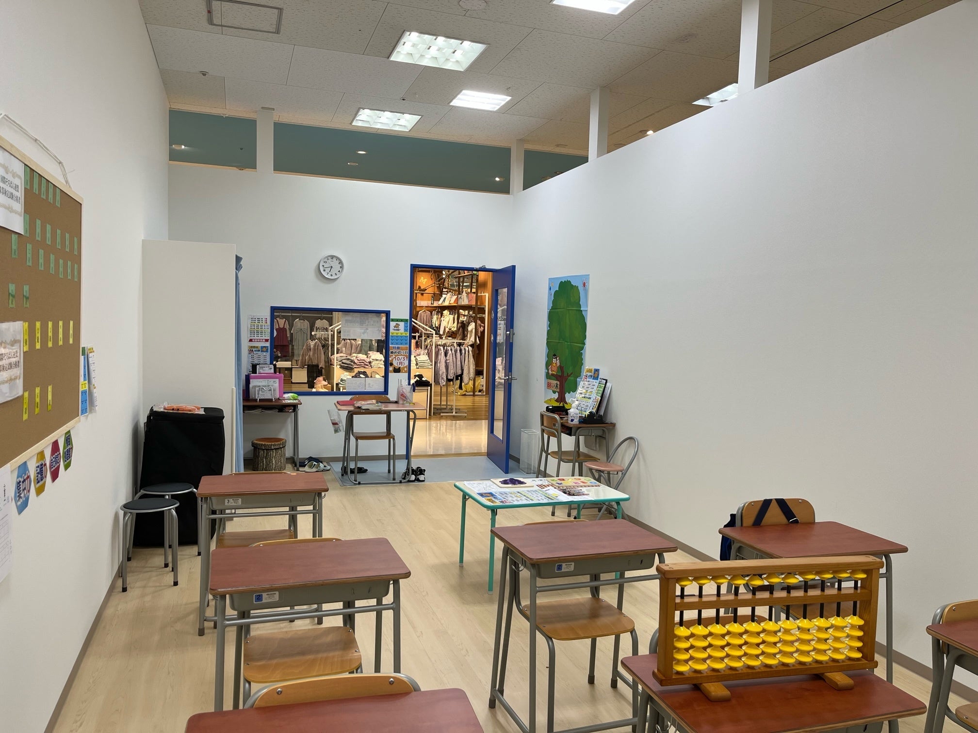 高い天井で換気もしっかり