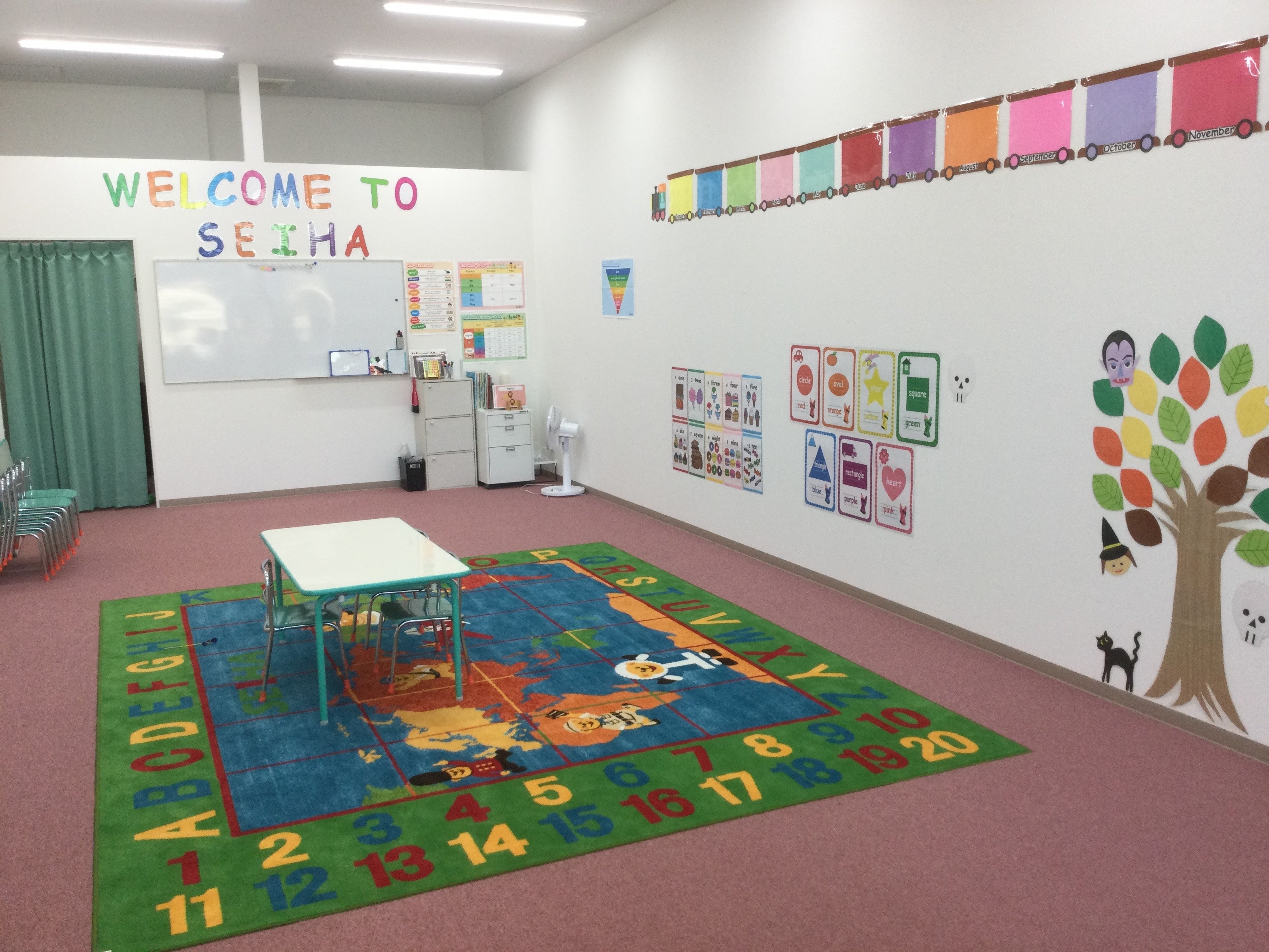 かわいい教室で皆様のお越しをお待ちしております