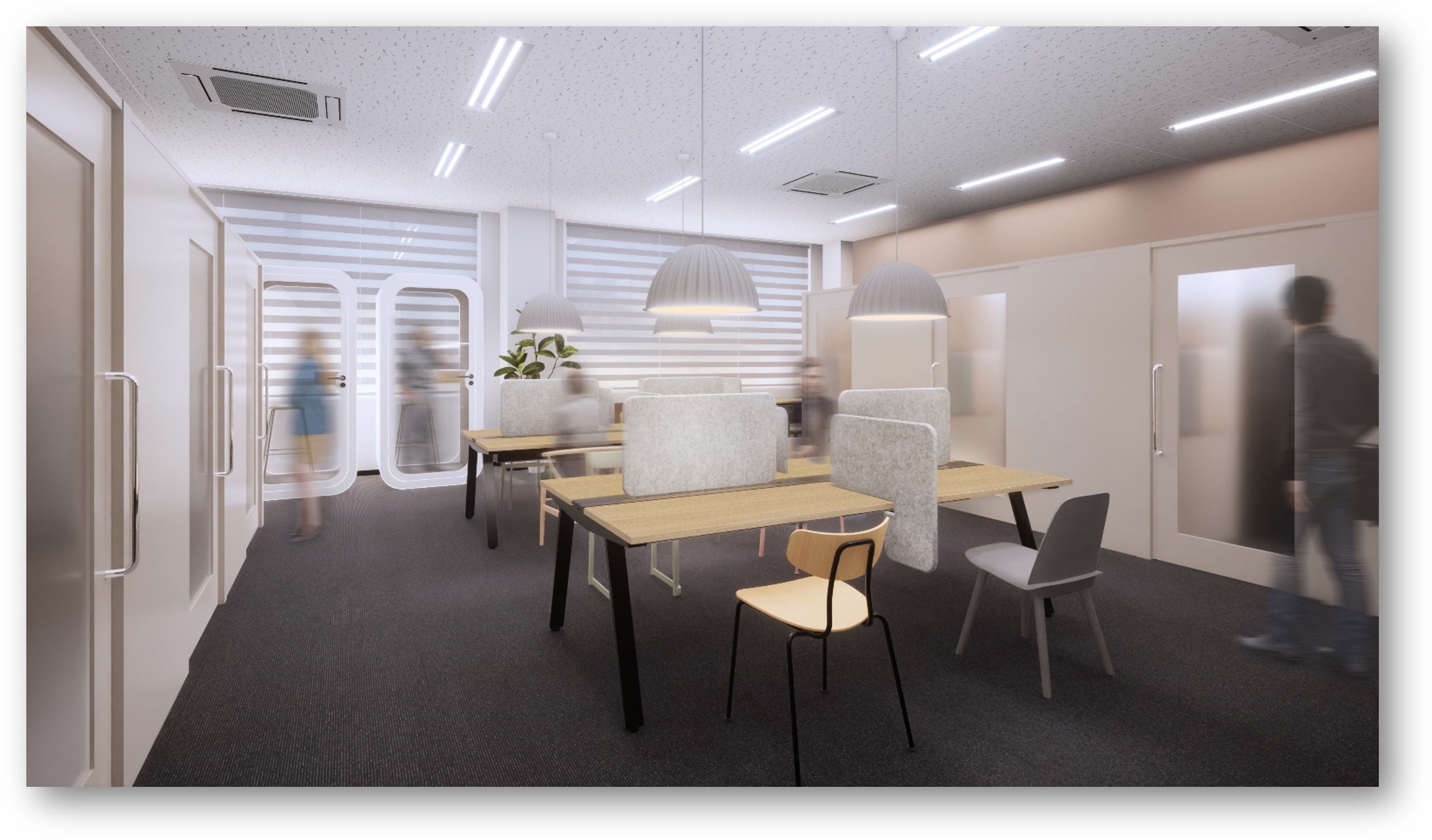 電話・リモート対応の声が気になる場合の通信用ボックスを用意