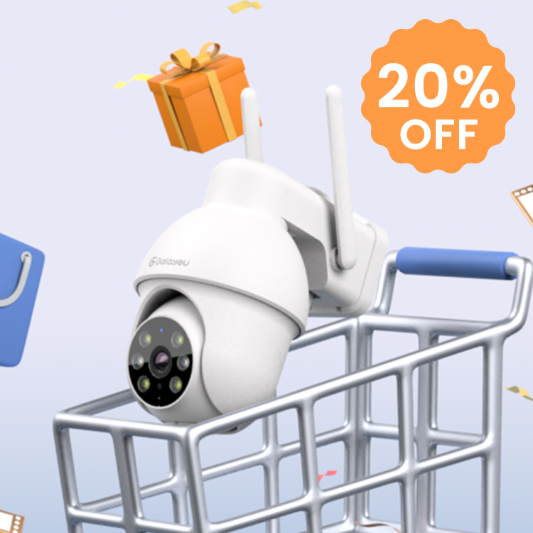 【Y4】声光警報屋外防犯カメラ