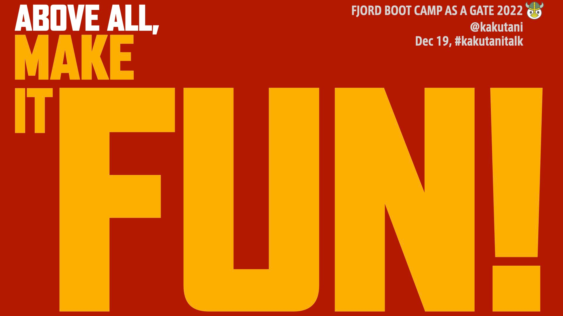 テーマはAbobe All Make It Fun!