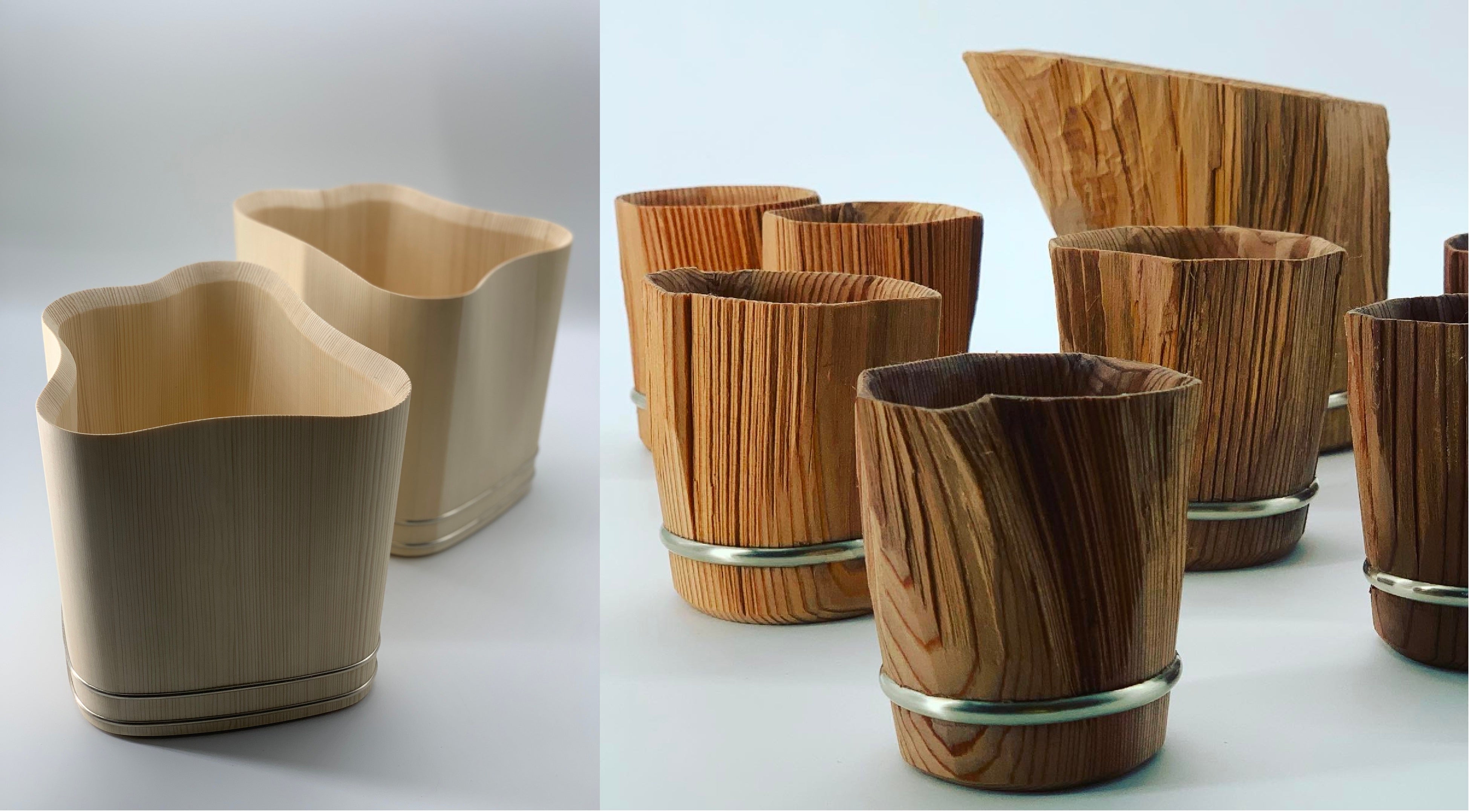 「Wave」シリーズ「YORISHIRO」シリーズ 中川木工芸比良工房　中川周士　鈴木大樹　斎藤皇輝　大原弘也　亘章吾 中川周士