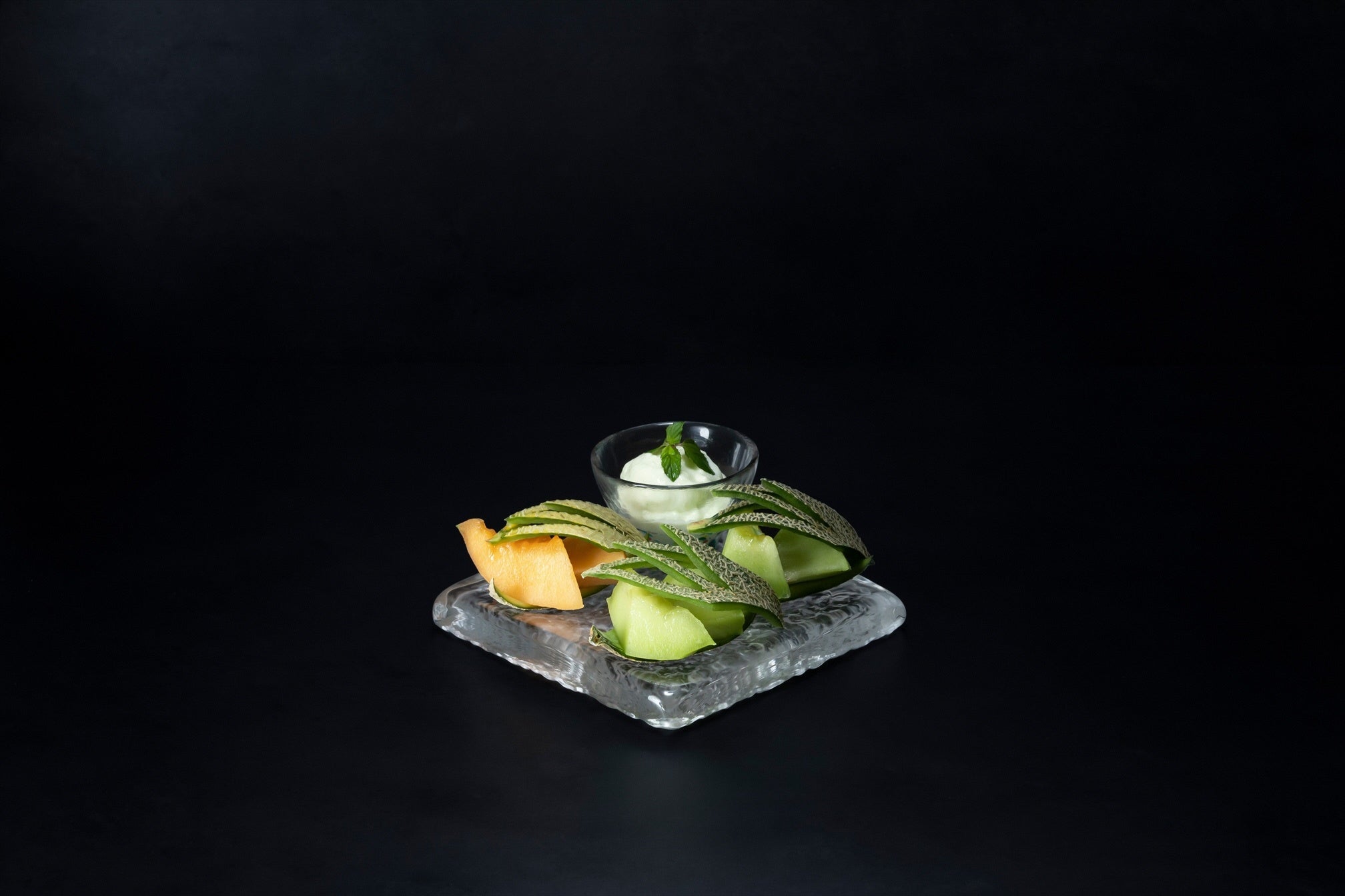 ３種のメロンテイスティング（980 円）