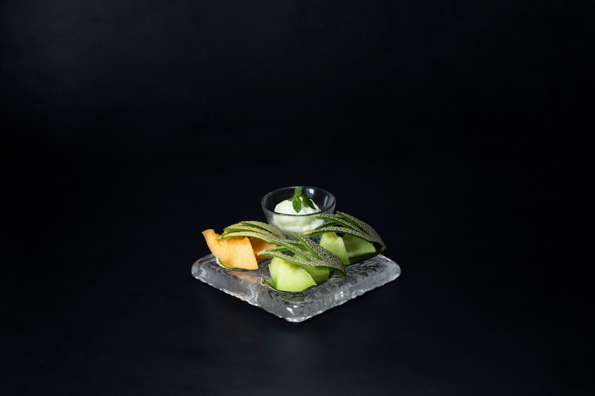 3種のメロンテイスティング(980 円)