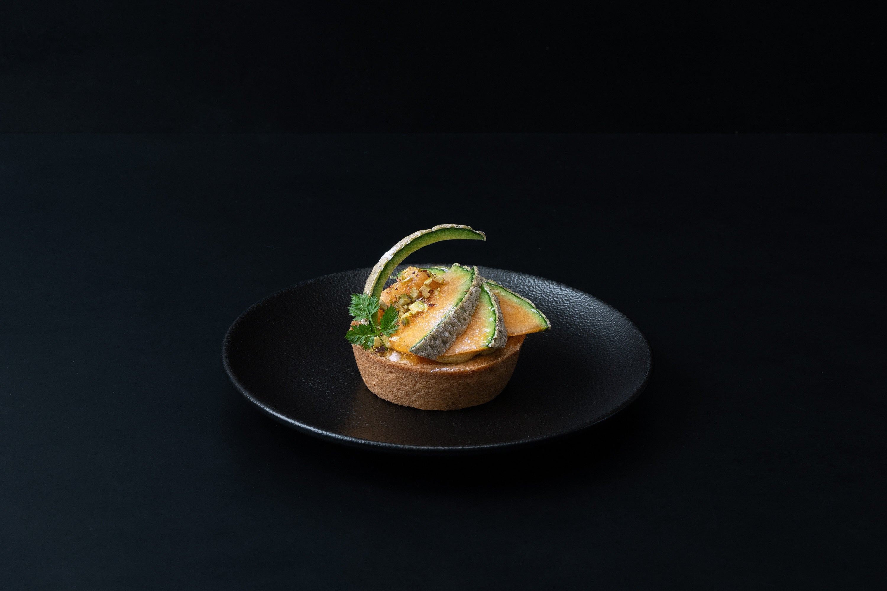 メロンタルトとピスタチオ（780円)